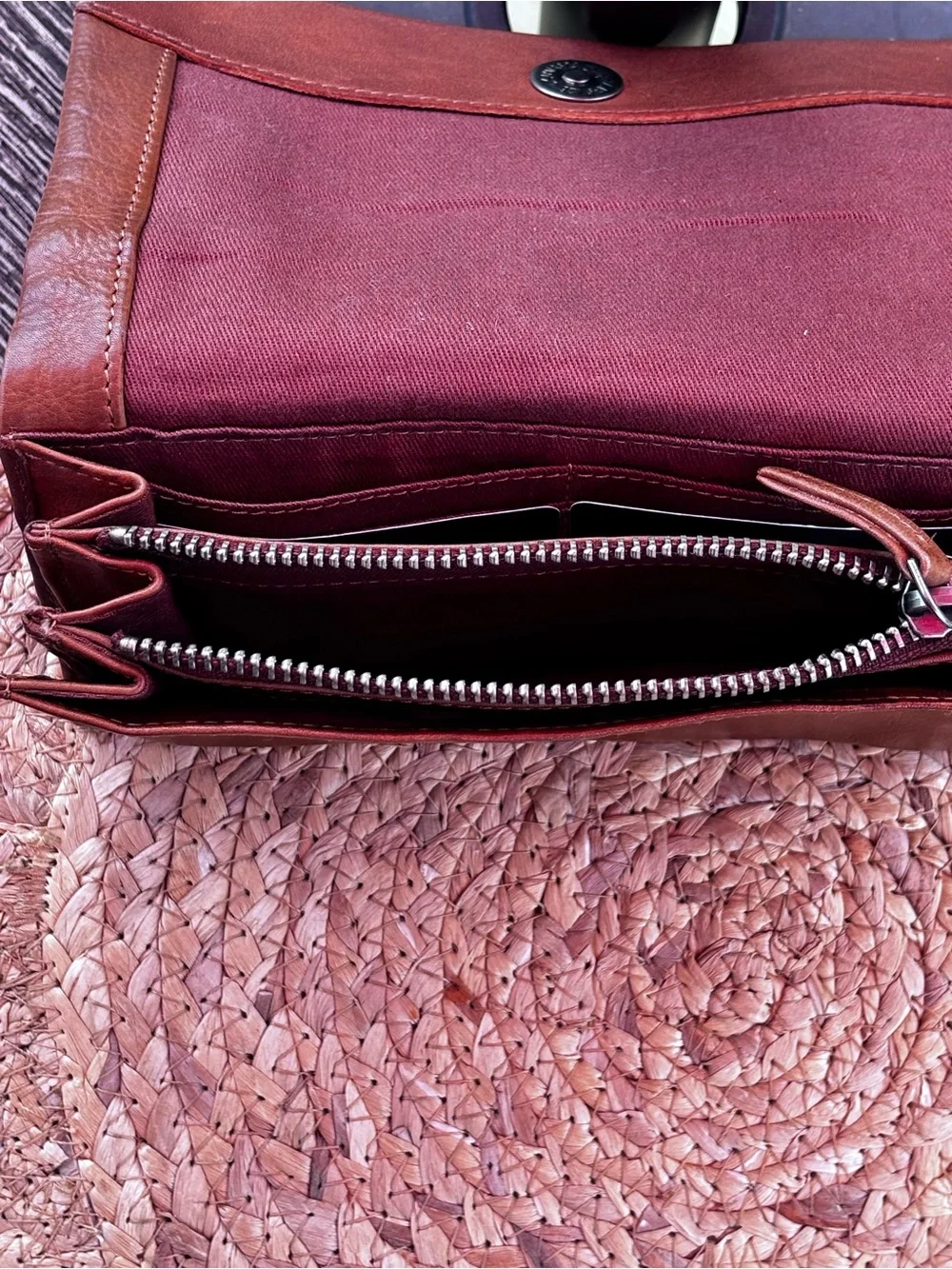 latico Cognac Leather Wallet